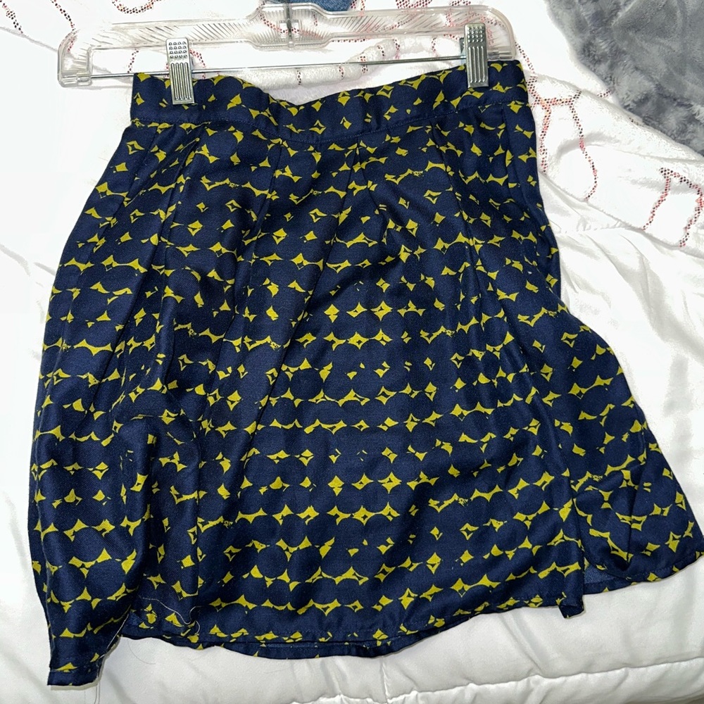 Blue & Gold Armani Exchange Skirt